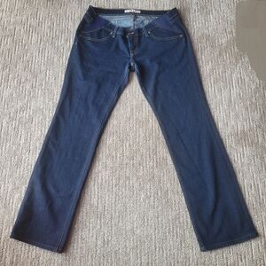 J BRAND MAMA J STRAIGHT LEG MATERNITY JEANS DARK WASH STRETCH 30
